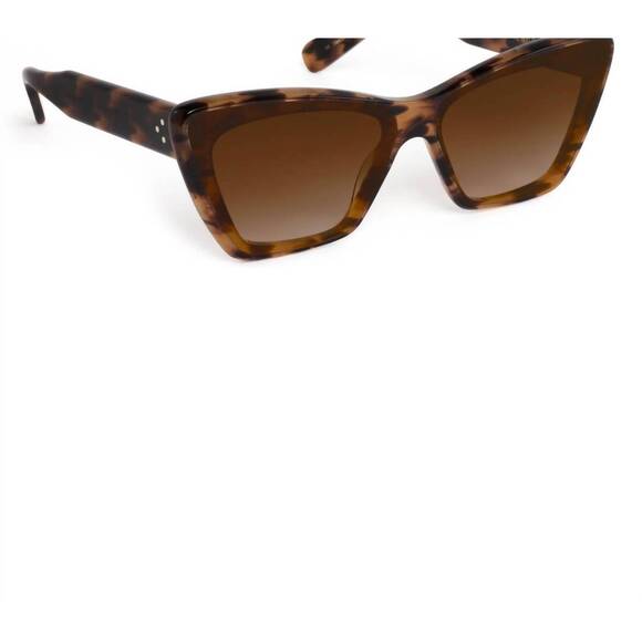 NEW KREWE women\'s brigitte nylon cat eye non-polarized sunglasses in venezia